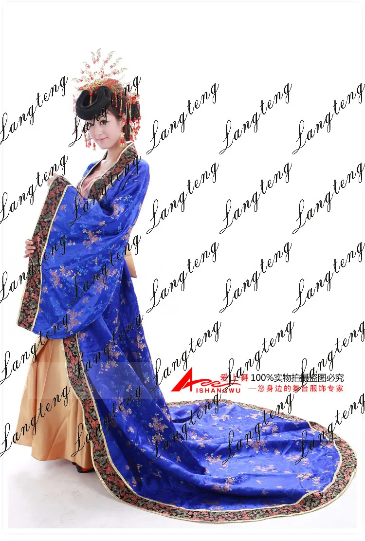 Новинка года древней китайской Костюмы костюм Тан костюм Hanfu Одежда сцены костюм Тан поезд великолепно