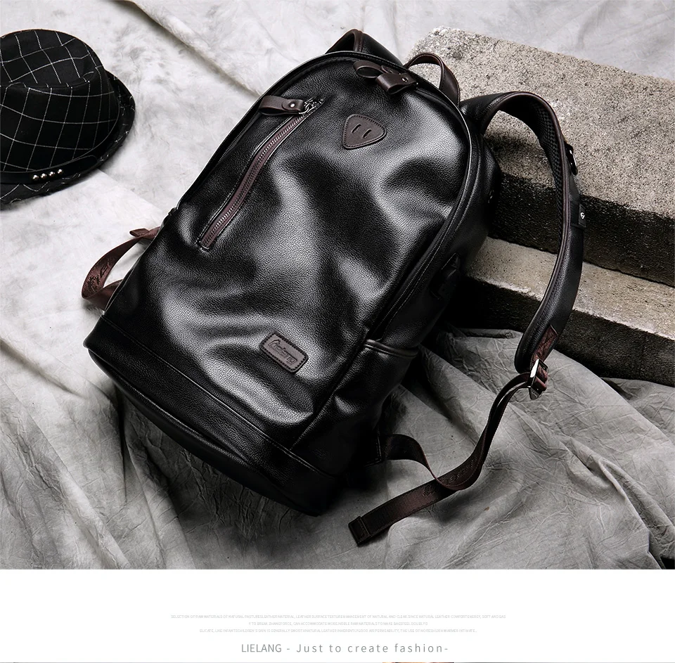 LIELANG рюкзак для ноутбука кожаная мужская s кожаная сумка водонепроницаемый рюкзак вместительная мужская сумка школьные сумки mochila