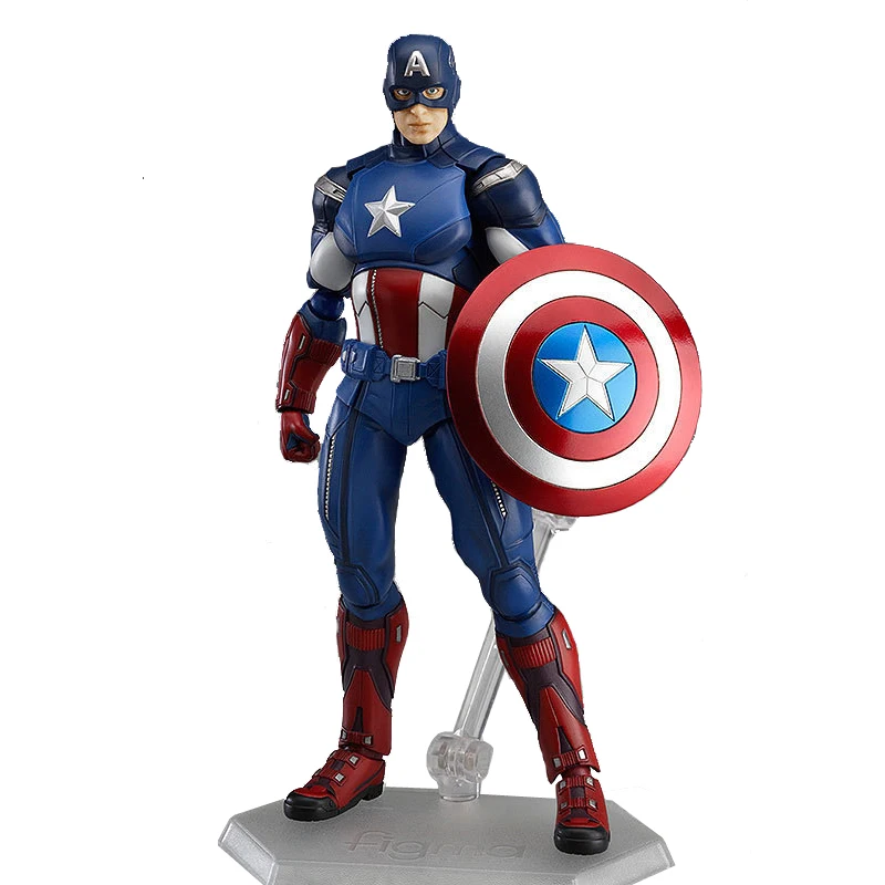 

Figma 226 Marvel Avengers Captain America Figure BJD Toy 14cm