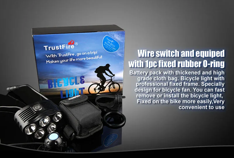 TrustFire TR-D010 Five T6 Lamp Bicycle Light (9)