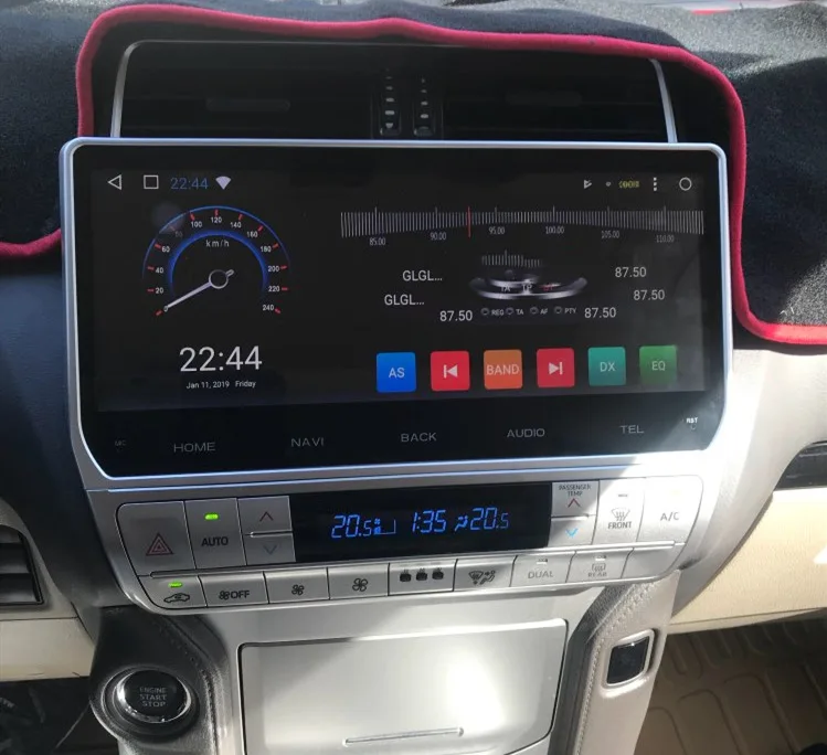 Best 12.3" Android Car Multimedia Stereo Radio Audio DVD GPS Navigation Sat Nav Head Unit for Toyota Land Cruiser Prado 150 2018 2019 1