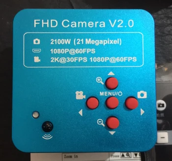 

2019 Full HD 1080P 60FPS 2K 2100W 21MP HDMI USB Industrial Electronic Digital Video Microscope Camera For Phone CPU PCB Repair