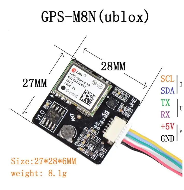 M8N GPS with QMC5883 compass (3)