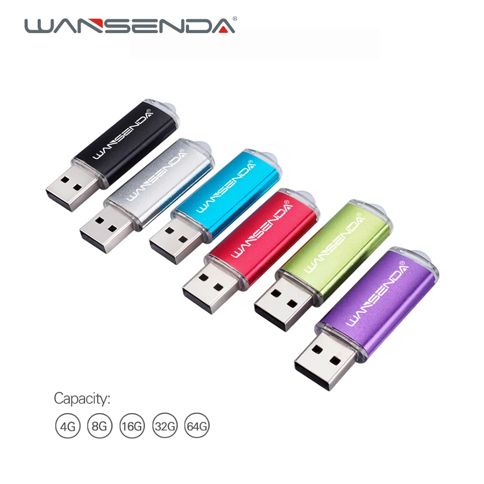 Wansenda Usb флеш-накопитель 4 ГБ 8 16 32 64 128 256 | Компьютеры и офис