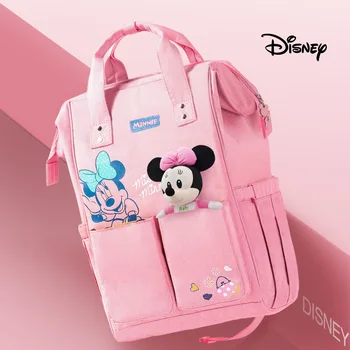 

Disney fashion diaper bag travel mother and kid backpack large capacity multi-functional waterproof Mickey Minnie Mommy bag