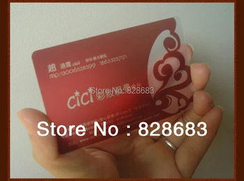 

One faced offset printing cheap clear business cards 500 pcs