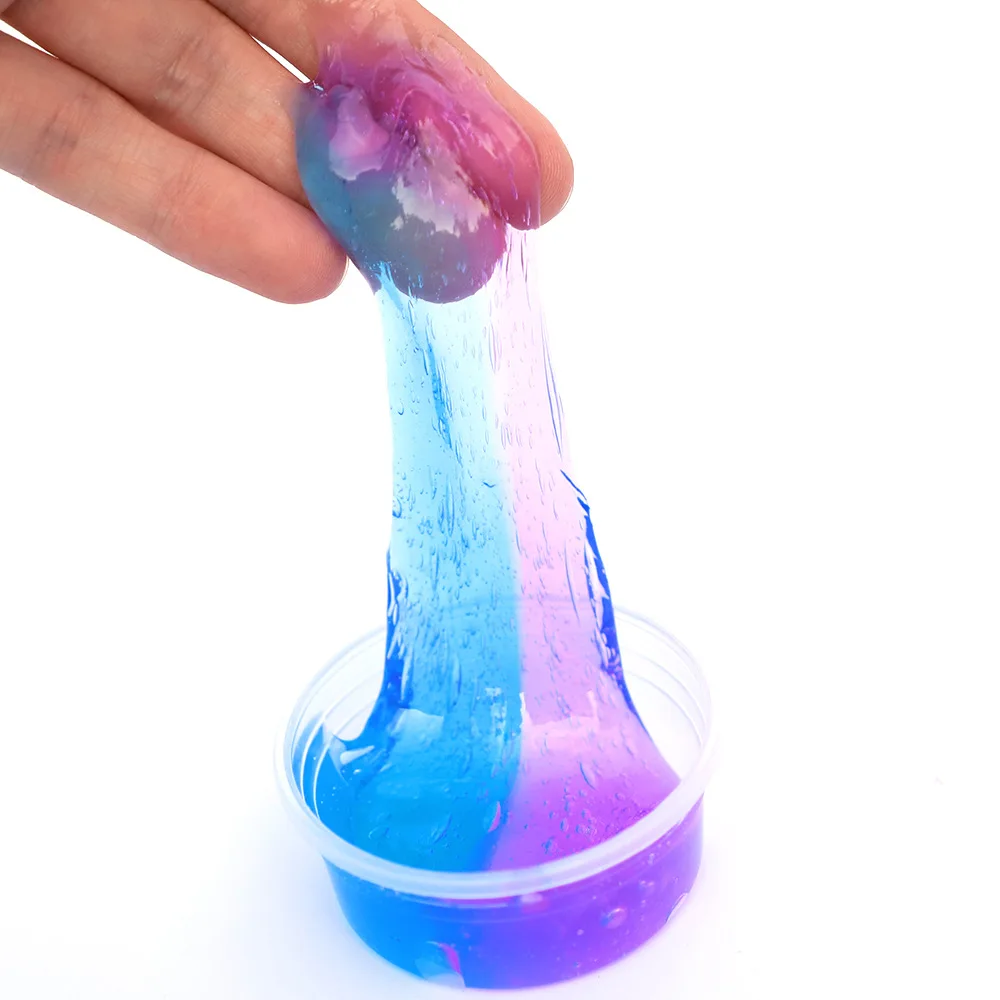 Multicolor Crystal Fluffy Mud Clay Slime Putty Plasticine Sludge Stress Relief Toys DIY Color Matching Gradient Crystal mud Multicolor Crystal Fluffy Mud Clay Slime Putty Plasticine Sludge Stress Relief Toys DIY Color Matching Gradient Crystal mud