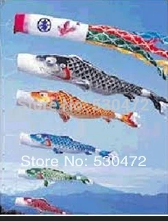 Карп рыбы флаг Карп carousingly koinobori - Цвет: 25cm 5 colors Tassel
