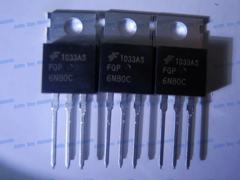 

20 шт./100 шт./партия FQP6N80C FQP6N80 TO220 800 в N-канальный МОП-транзистор