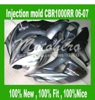 

100%Fit Fairings for honda CBR1000 RR 06 07 CBR 1000 RR 2006 2007 CBR100RR 06-07 motorcycle fairing parts + tank #S62LLV3