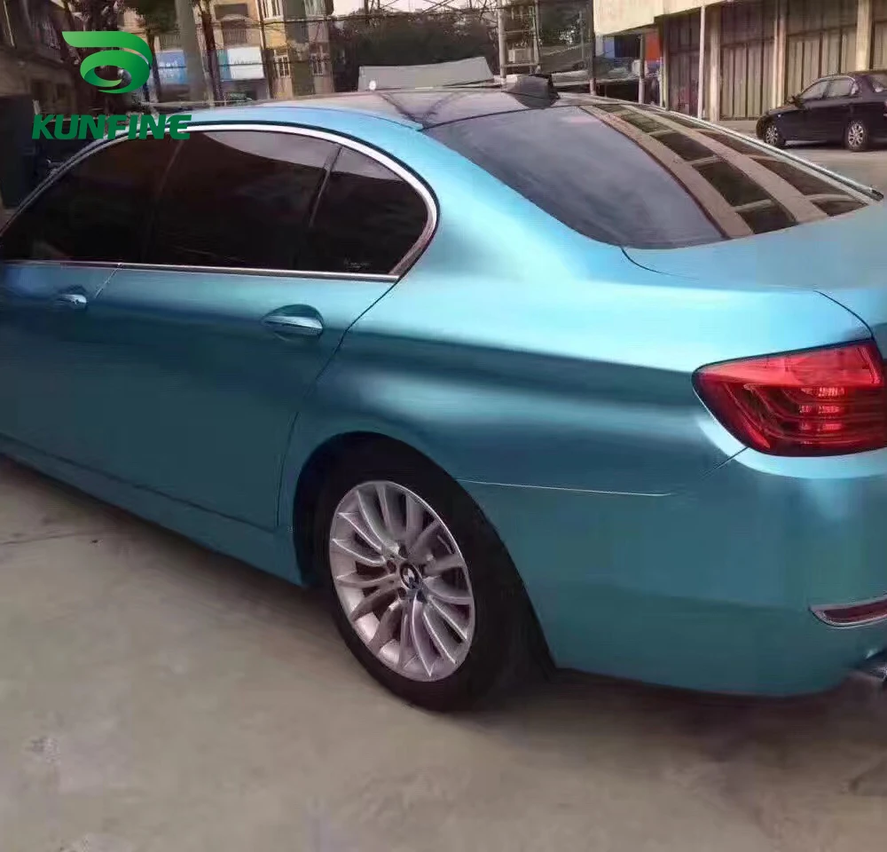 Car Vinyl film Body Sticker Car sticker Electro-optic Lake blue  (6)