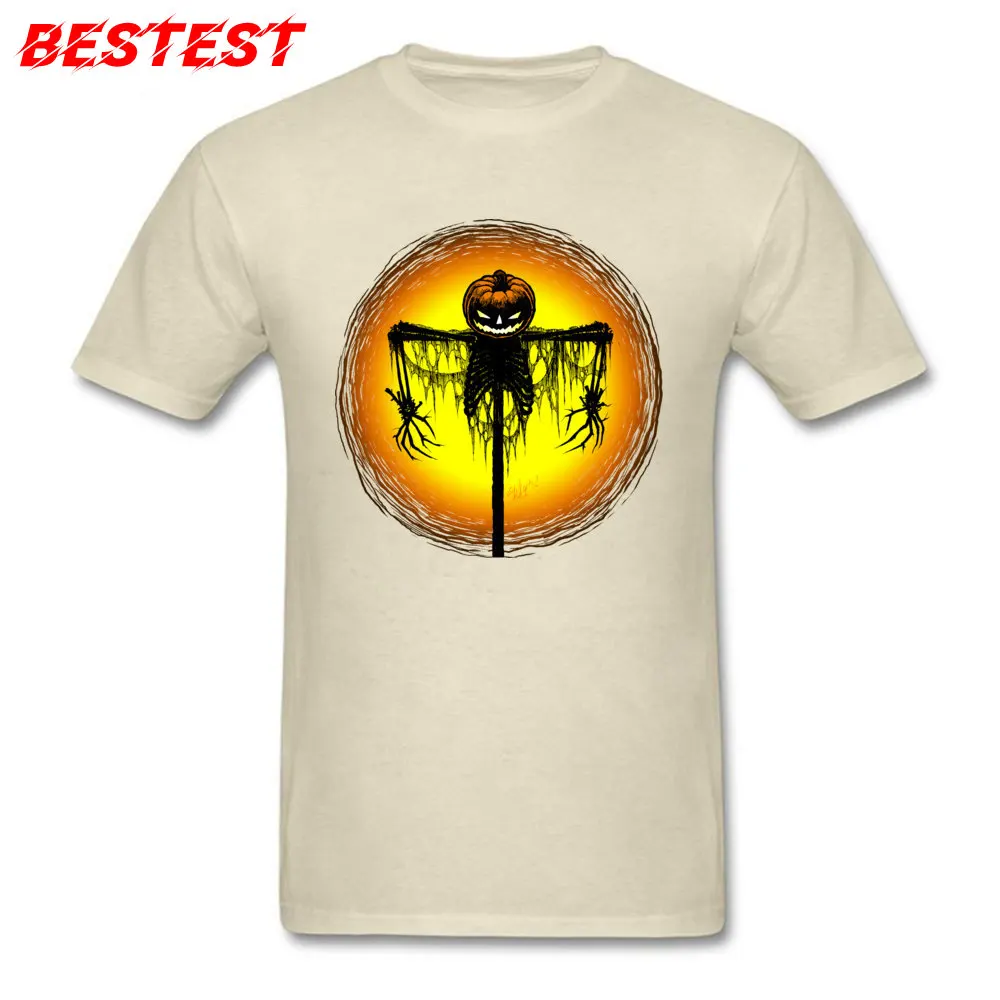 Killing Moon Top T-shirts for Men Comics Labor Day Tops T Shirt Short Sleeve Retro Funny Sweatshirts Round Collar 100% Cotton Killing Moon beige