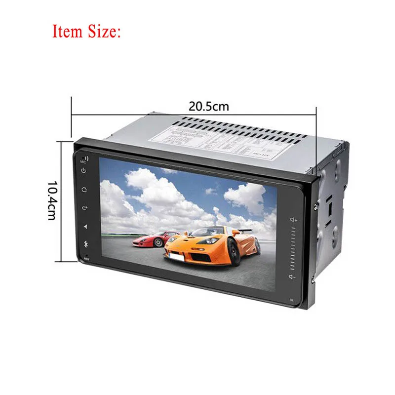 7 &quotHD Full Touch автомобильное радио gps навигация 2 Din MP5/DVD плеер wifi Авторадио аудио