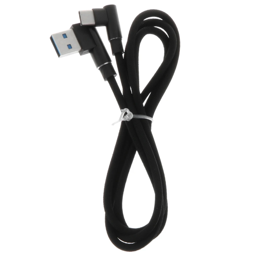 1m/3.3ft USB2.0 USB Type C 90 Degree USB Type C Cable mobile phone  Charger Angled Cable Adapter multi-port USB charger 