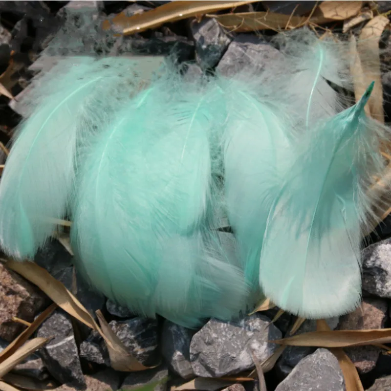 50 шт натуральные Разноцветные перья 5-10 см гусиные перья для плюмажа для свадебной шляпы аксессуары для волос домашнее ремесло DIYJewelry украшение