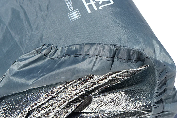 Портативная Складная двойная алюминиевая ремка для телефона пленка полиэтиленовая Циновка для кемпинга водонепроницаемый спальный матрас коврик для отдыха на природе 200x200x0,25