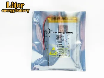 

1/2/4Pcs Large Capacity 3.7V,10000mAH,1260100 Polymer lithium ion /Li-ion Rechargeable battery for Tablet DVD TOY,POWER BANK,GPS