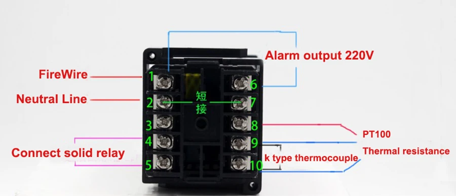 REX-C100 цифровой PID температура контроллер термостат ССР Выход + Max.40A ССР реле K термопары высокое качество РКЦ