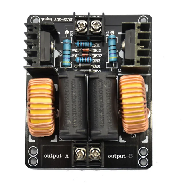 US $11.57 1000W 20A ZVS Low Voltage Induction Board Heating Module Flyback Driver Heater Experiment Science A