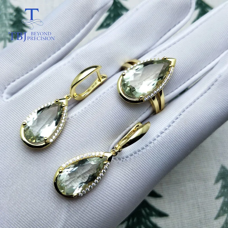 Natural Prasiolite Amethyst Jewelry