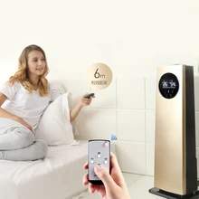 Напольный увлажнитель воздуха, бытовой бесшумный, для спальни, офиса, большой емкости, интеллектуальный, с Постоянной влажностью, 8л, синхронизация, сенсорный экран