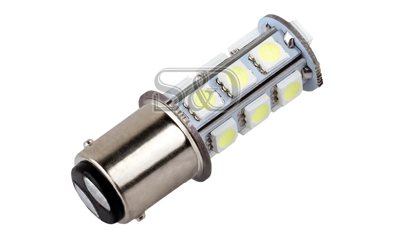 100 шт. 1157 BA15D лампа P21D 18 SMD 5050 Светодиодный светильник сигнала поворота тормоза