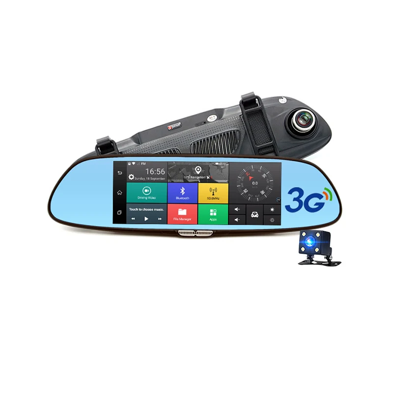  Dash kamera Junsun A730.32GB 7 zoll 3G Auto GPS Navigation Android WIFI DVR Kamera video recorder R