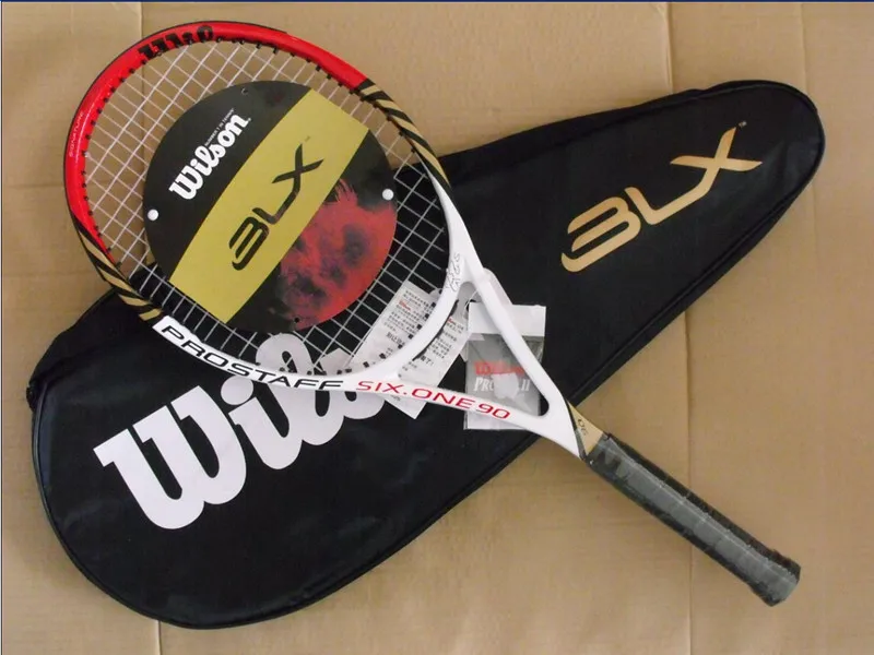 Hot Pro Staff Six One 90 95 100 Tennis Racket Racquet Roger Federer Tennis Racket With Bag And String Grip Size 4 1 4 Or 4 3 8 Racket Price Racket Caseracket Grip Aliexpress