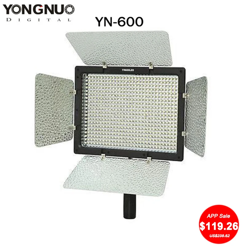 YONGNUO YN 600 YN600 LED Light 5500K Color Temperature Adjustable 600 ...