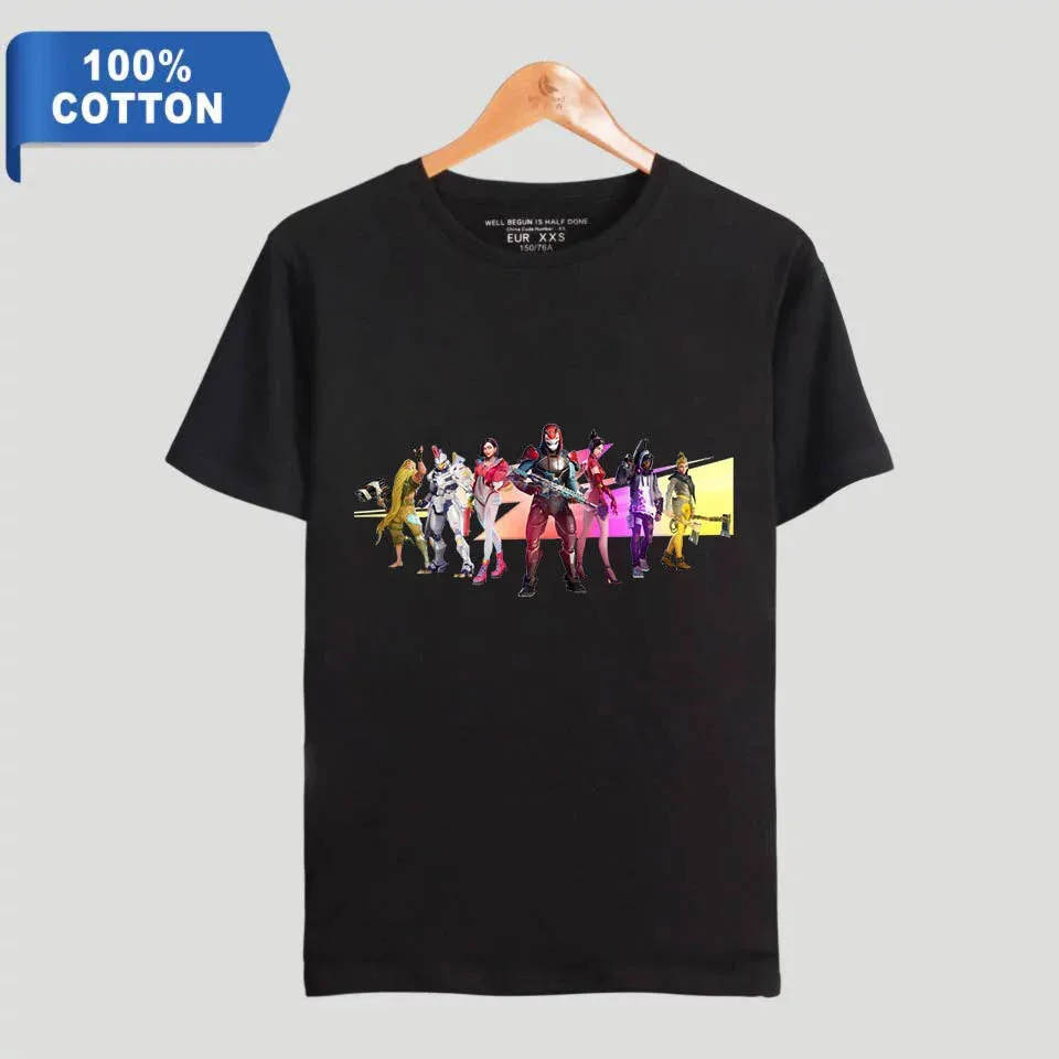 

Hot Game Battle Royale Newest Taro T-shirt Season 9 Nara Cosplay Costume Black knight Birthday Party Costumes For Kids/Girl/Boy