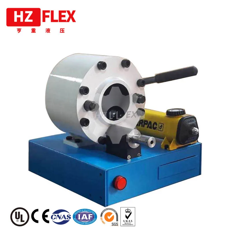 

2019 HZFLEX HZ-30G 1/4"-1" used hydraulic hose crimping machine with 6 sets of dies for free