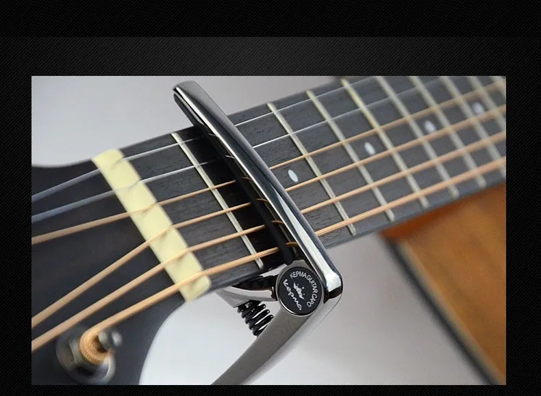Гитарный Капо Профессиональный цинковый сплав быстросменный ключ Капо Зажим для акустической электрогитары Классические гитарные инструменты аксессуары