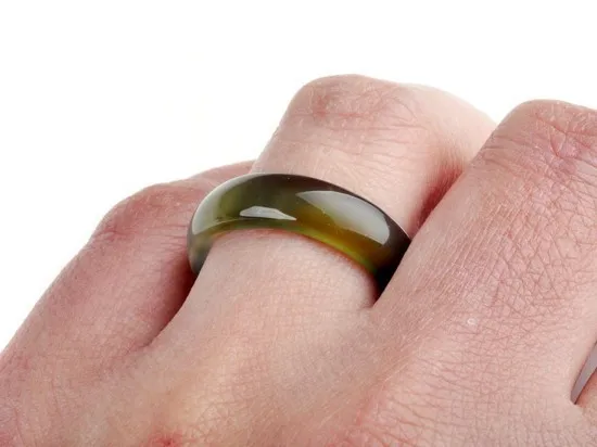 10 шт./лот, модное женское разноцветное кольцо с натуральным камнем, мужское кольцо, очаровательное кольцо с натуральным камнем, ювелирные изделия высокого качества