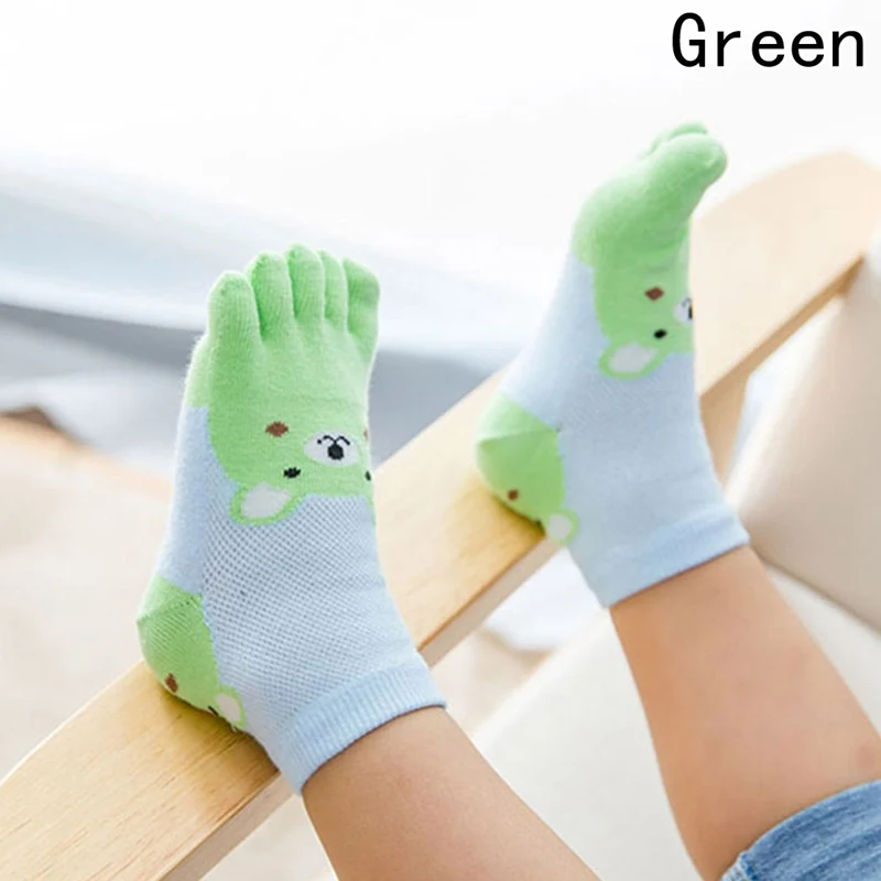 Cute Cartoon Five Toes Socks Kids Socks Animal Girl Boy Children Five