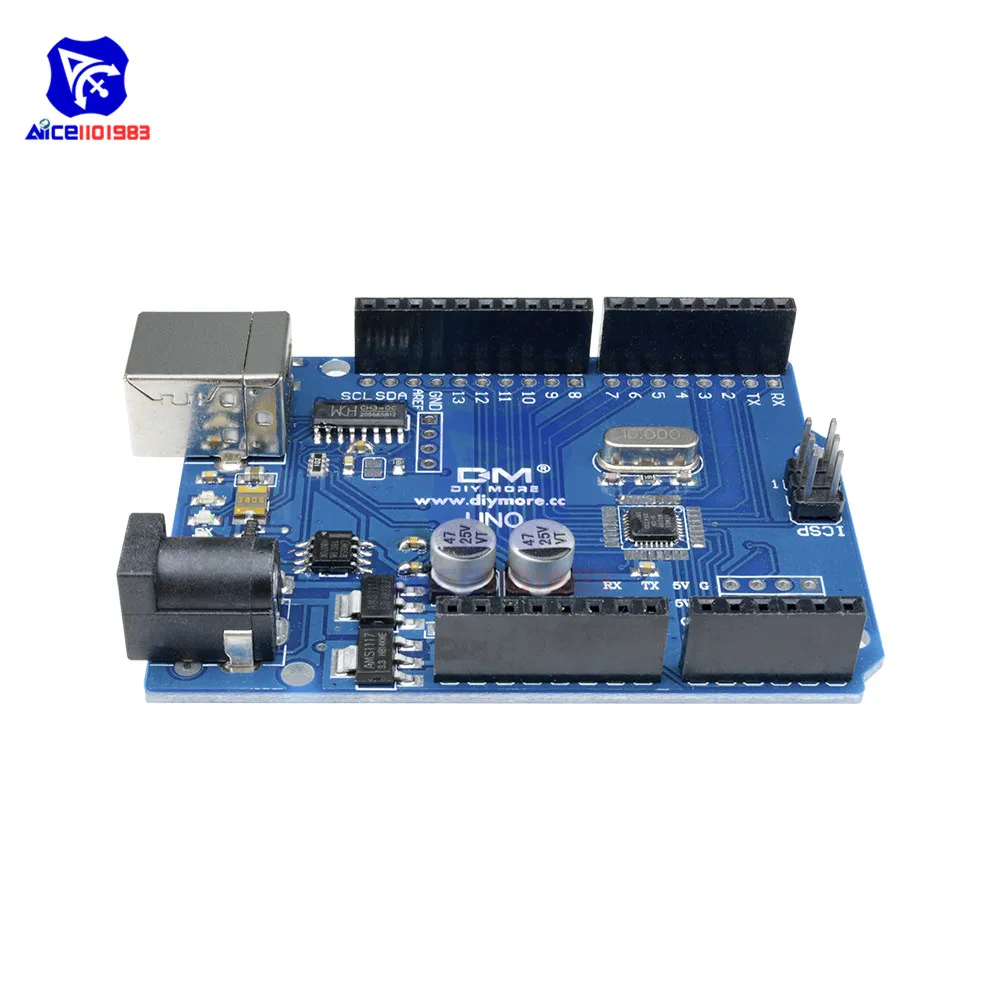 CH340 CH340G USB Type B Mit Atmel ATmega328P 16 МГц для Arduino UNO R3 Замена ATmega16U2 с Pin ONE|uno r3|usb usbusb ch340g |