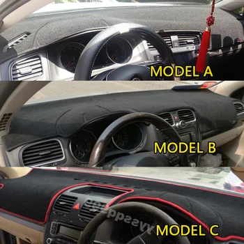 

Car Styling Covers Dashmat Dash Mat Dashboard Cover For Vw Volkswagen Golf GTI MK5 MK6 MK7 MK4 A4 A5 A6 1998-2018