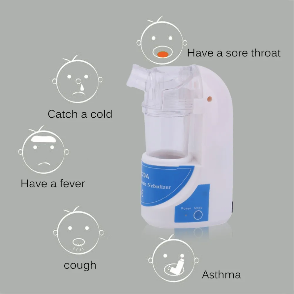 

Newest MY520A High Efficiency Portable Handheld Ultrasonic Nebulizer Respirator Humidifier Home Health Care Nebulizer UK Plug
