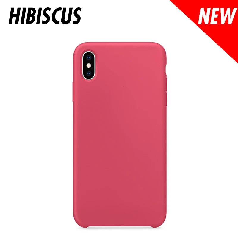 Официальный силиконовый чехол с логотипом Arvin iphone 7 plus iphone 6 iphone xs max iphone 7 iphone x чехол - Цвет: hibiscus