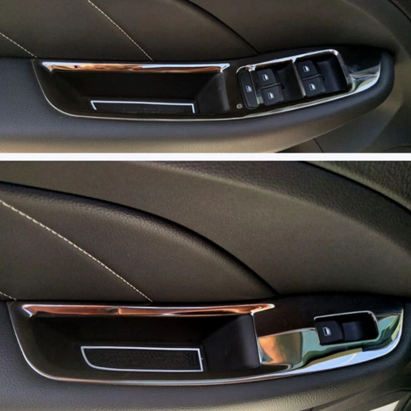 J per MG ZS 2017-2021 Copertura per interruttore a pulsante finestrino auto in acciaio inox accessori decorativi per sollevamento vetri