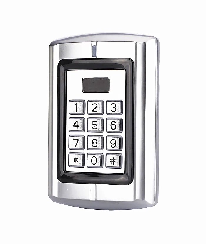 

Waterproof Background Light Metal Case Keypad ID EM Access Control System RFID Proximity Card Reader