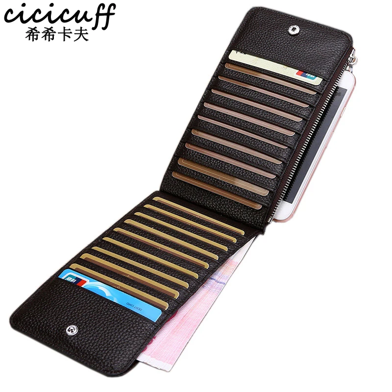 Us 14 35 Off Cicicuff Business Card Holder Genuine Leather Long Credit Bag Multi Functional Mobile Phone Pouch Wallet For Men And Women In Us 14 35 Off Cicicuff Business Card Holder Genuine Leather Long Credit Bag Multi Functional Mobile Phone Pouch Wallet For Men And Women In