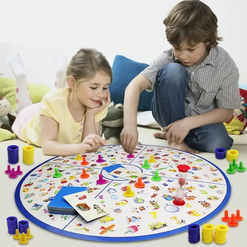 Детская настольная игра в виде диаграммы, маленькие детективы, головоломка, обучающие игры с английской инструкцией, Пластиковые Детские обучающие игрушки
