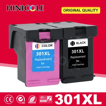 

HINICOLE 301XL Ink Cartridge Replacement For HP 301 XL For DeskJet 1000 1050 1510 2000 2050 2050S 2510 2540 3050a 3054 Printer