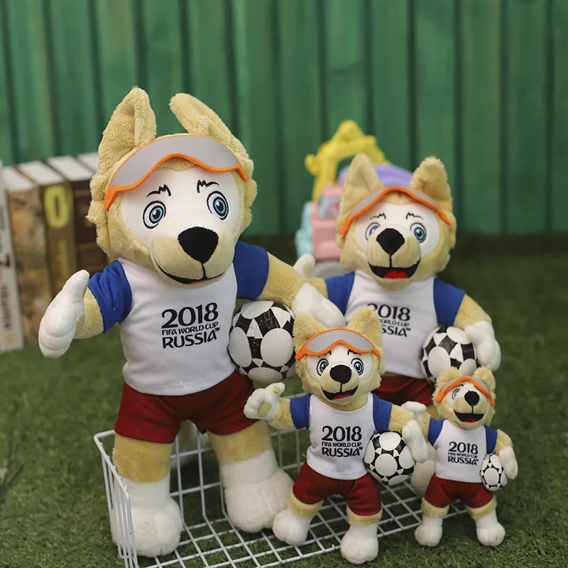 

Have love Mondial 2018 russie World Football plush toy doll cub Zabika doll