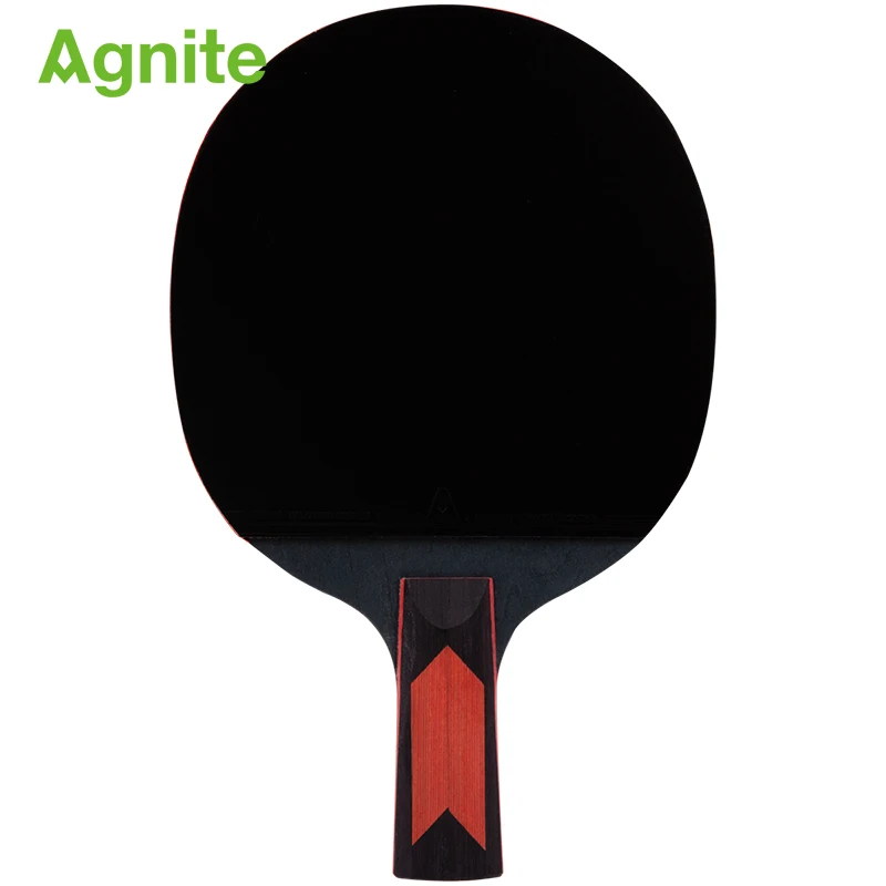 Agnite تنس الطاولة مضرب الوجهين المطاط مضارب ل تنس الطاولة المبتدئين التدريب الهجومية مضرب بينغ بونغ 3 نجمة