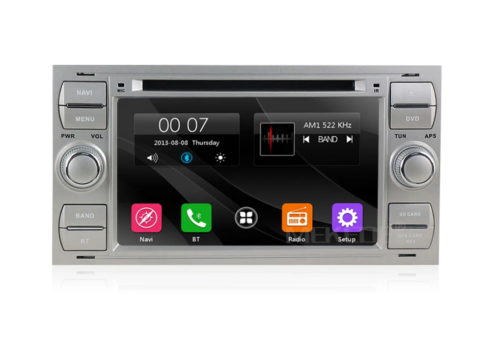 Sale 7 Inch Car GPS radio stereo Player For Focus Galaxy Fiesta S Max C Max Fusion Transit Kuga,Indash GPS Navi,BT free shipping+map 18