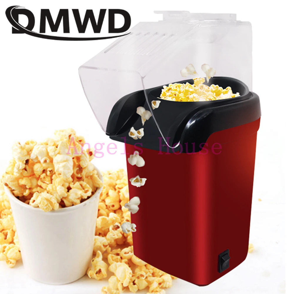Dmwd Mini Household Healthy Hot Air Oil Free Automatic Popcorn Maker Red Corn Popper For Home Kitchen Children Aliexpress Home Appliances