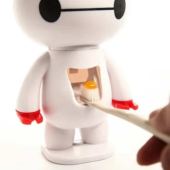 

Creative paste automatic squeeze toothpaste toothbrush holder + dust rinse cup toothpaste squeeze device bathroom accessories