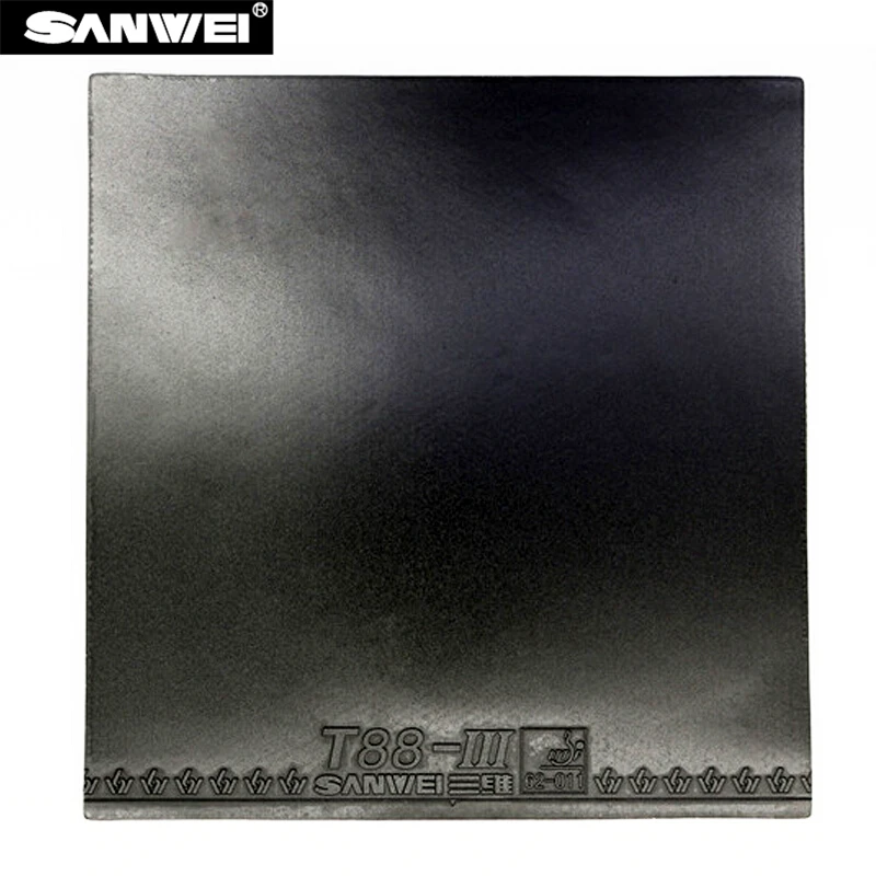 2 قطعة تنس طاولة المطاط سانوي T88-III (T88-3) نصف لزجة حلقة مع الإسفنج البثور في بينغ بونغ المطاط تنيس دي ميسا