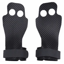 Перчатки для фитнеса Нескользящие 2 отверстия защита Рукоятки Фитнес Тренировка Kettlebell гимнастическая поддержка запястья